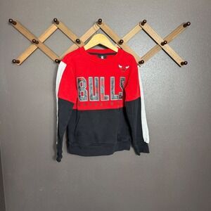 NBA vintage Chicago Bulls Youth Small 8 Color block Basketball Sweatshirt